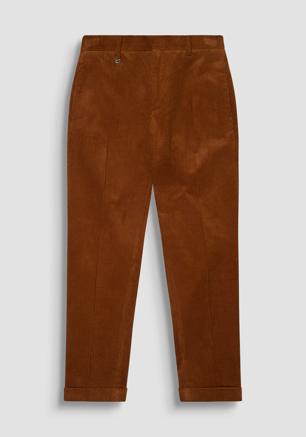 REGULAR FIT TROUSERS "WILL" VELVET - Antony Morato Online Shop