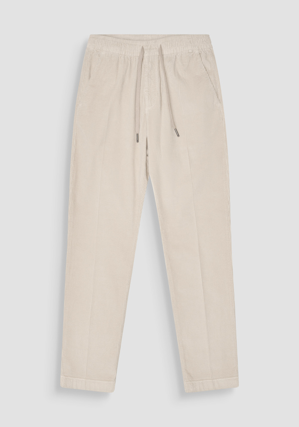SLIM FIT TROUSERS "SALEM" IN STRETCH VELOUR - Antony Morato Online Shop