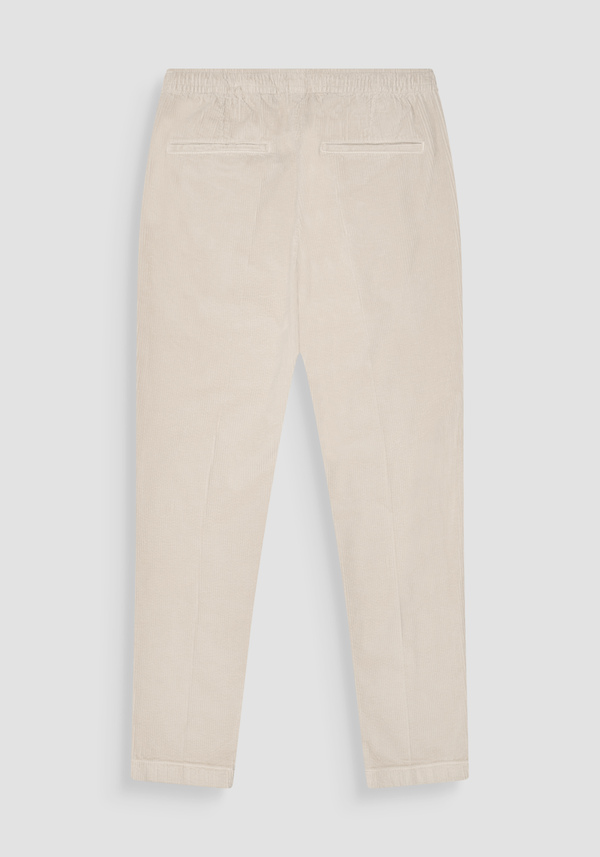 SLIM FIT TROUSERS "SALEM" IN STRETCH VELOUR - Antony Morato Online Shop