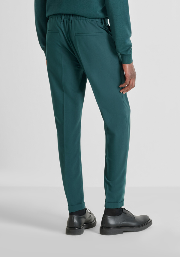 SLIM FIT TROUSERS "RAD" IN STRETCH VISCOSE - Antony Morato Online Shop
