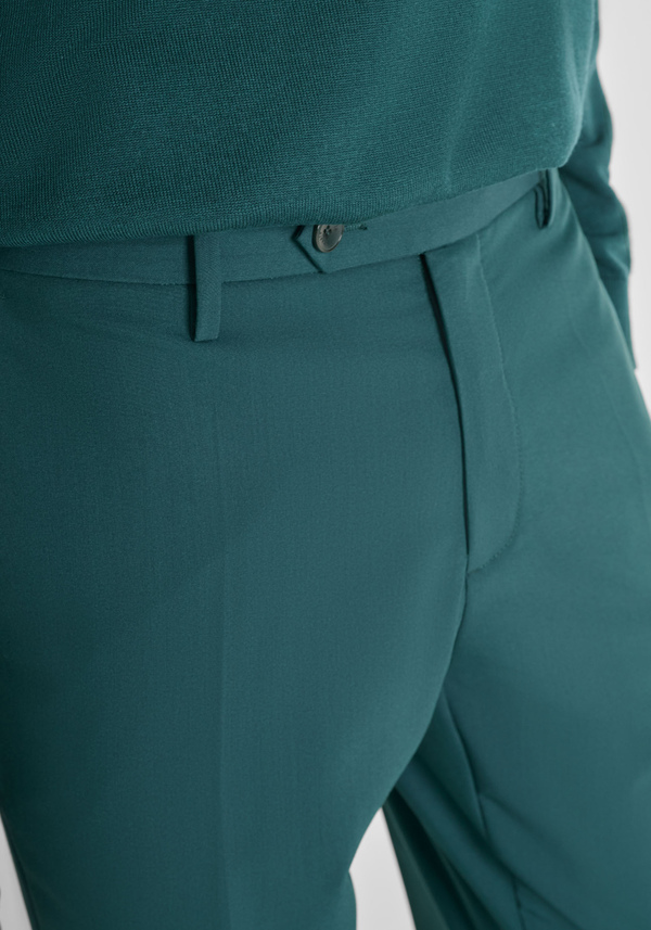 SLIM FIT TROUSERS "RAD" IN STRETCH VISCOSE - Antony Morato Online Shop