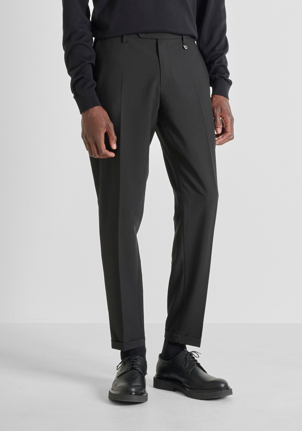 PANTALONI SLIM FIT "RAD" IN VISCOSA ELASTICA - Antony Morato Online Shop