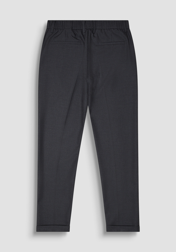 PANTALONES SLIM FIT «RAD» EN VISCOSA ELÁSTICA PATA DE GALLO - Antony Morato Online Shop
