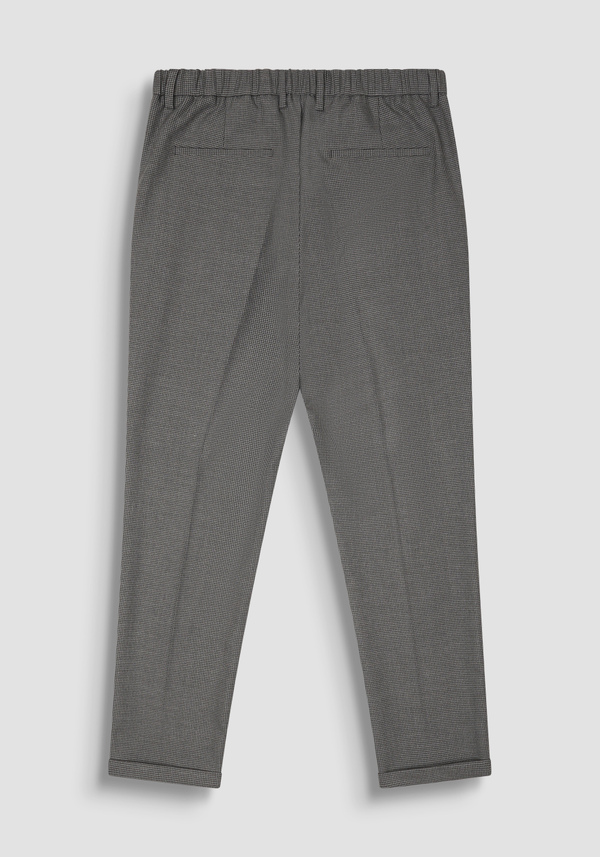 PANTALONES SLIM FIT «RAD» EN VISCOSA ELÁSTICA PATA DE GALLO - Antony Morato Online Shop