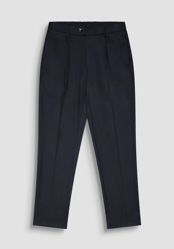 REGULAR FIT TROUSERS "DUKE" STRAIGHT LEG IN WARM FABRIC - Antony Morato Online Shop
