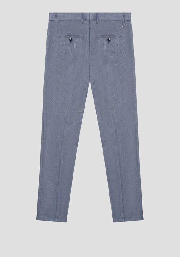 PANTALÓN SLIM FIT «BONNIE» EN TEJIDO MIXTO VISCOSA CON EFECTO FLAMEADO - Antony Morato Online Shop