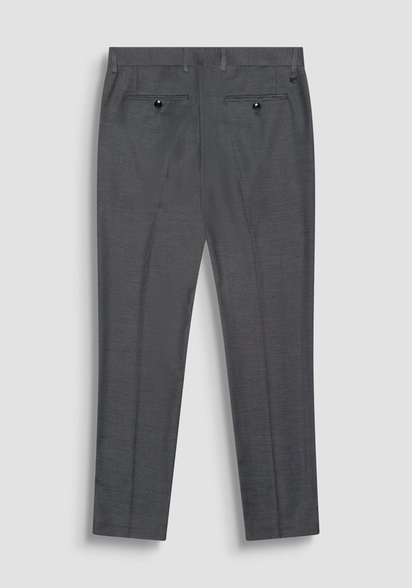 HOSE „BONNIE“ SLIM FIT AUS STRETCH-VISKOSE MIT FANTASIE-MUSTER - Antony Morato Online Shop