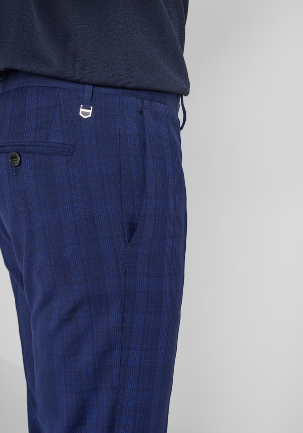 "BONNIE" SLIM FIT TROUSERS WITH PRINCE OF WALES PATTERN - Antony Morato Online Shop