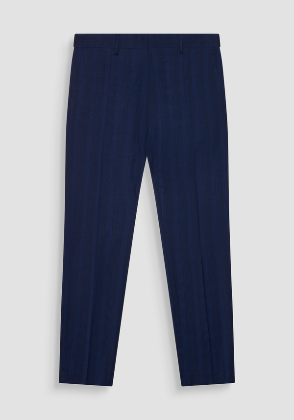 "BONNIE" SLIM FIT TROUSERS WITH PRINCE OF WALES PATTERN - Antony Morato Online Shop