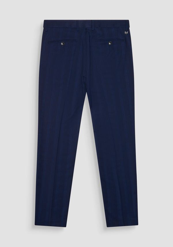 "BONNIE" SLIM FIT TROUSERS WITH PRINCE OF WALES PATTERN - Antony Morato Online Shop