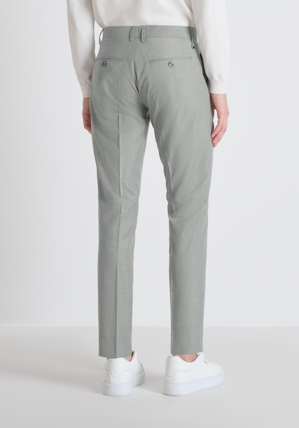 "BONNIE" VISCOSE BLEND SLIM FIT TROUSERS - Antony Morato Online Shop