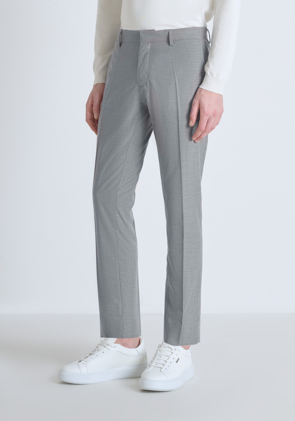 "BONNIE" VISCOSE BLEND SLIM FIT TROUSERS - Antony Morato Online Shop