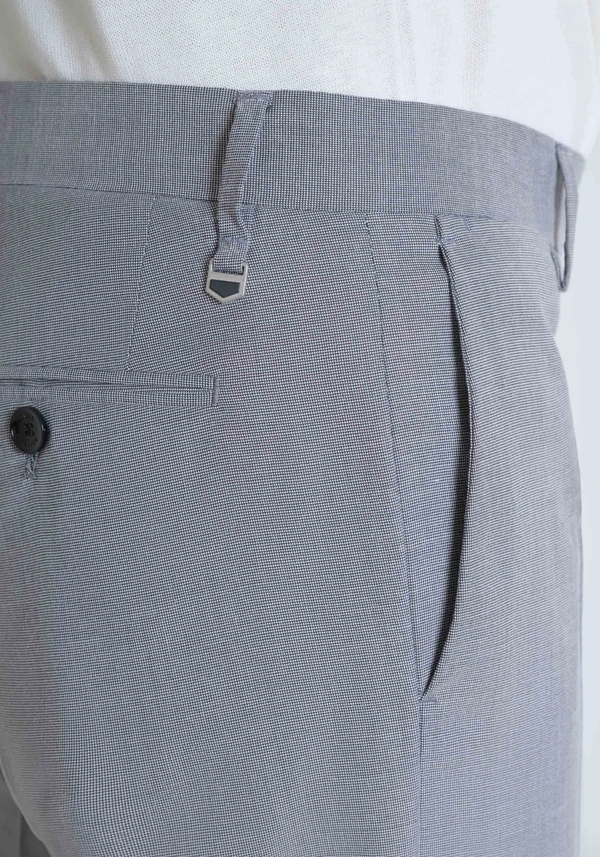 "BONNIE" VISCOSE BLEND SLIM FIT TROUSERS - Antony Morato Online Shop