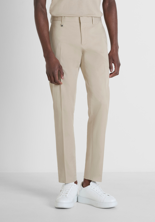 TROUSERS SLIM FIT "BONNIE" IN STRETCH COTTON BLEND - Antony Morato Online Shop
