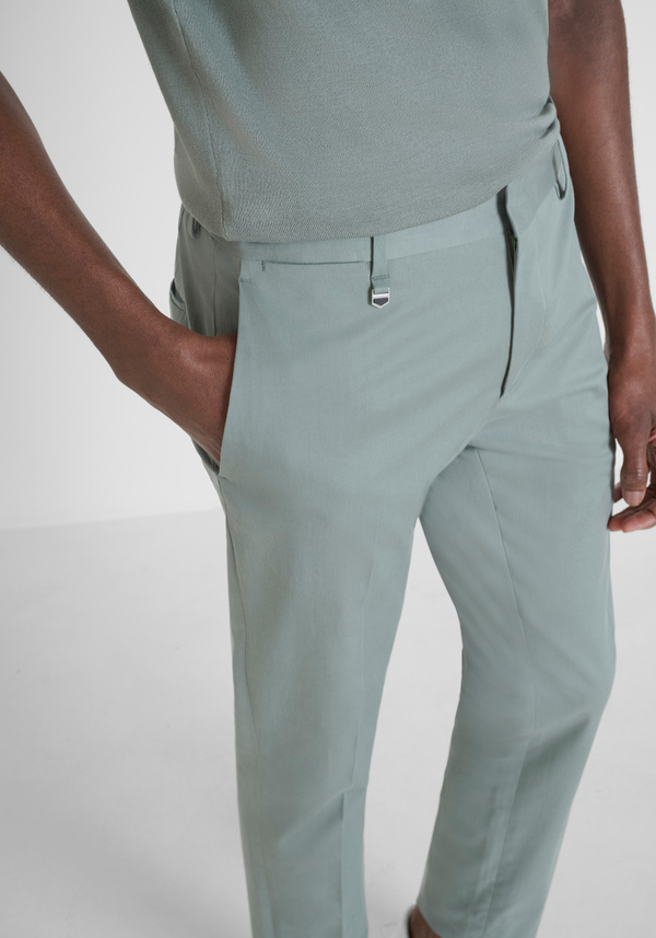TROUSERS SLIM FIT "BONNIE" IN STRETCH COTTON BLEND - Antony Morato Online Shop
