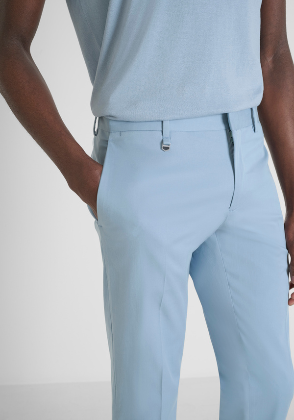 TROUSERS SLIM FIT "BONNIE" IN STRETCH COTTON BLEND - Antony Morato Online Shop