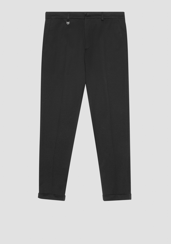 "ASHE" SUPER SKINNY FIT TROUSERS IN STRETCH VISCOSE BLEND FABRIC - Antony Morato Online Shop