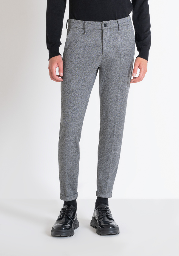 PANTALONI "ASHE" SUPER SKINNY FIT IN MISTO VISCOSA - Antony Morato Online Shop