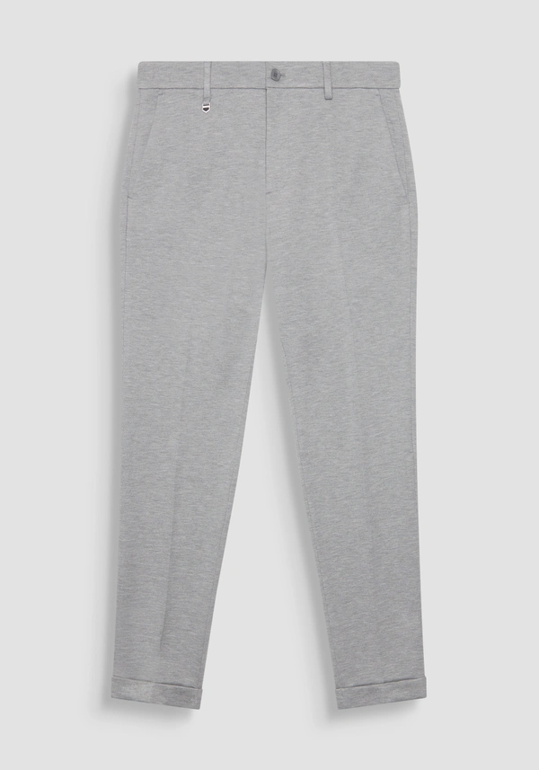 "ASHE" SUPER SKINNY FIT TROUSERS WITH ANKLE CUFFS - Antony Morato Online Shop