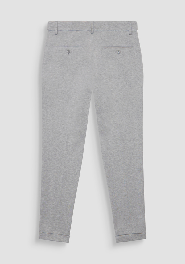"ASHE" SUPER SKINNY FIT TROUSERS WITH ANKLE CUFFS - Antony Morato Online Shop
