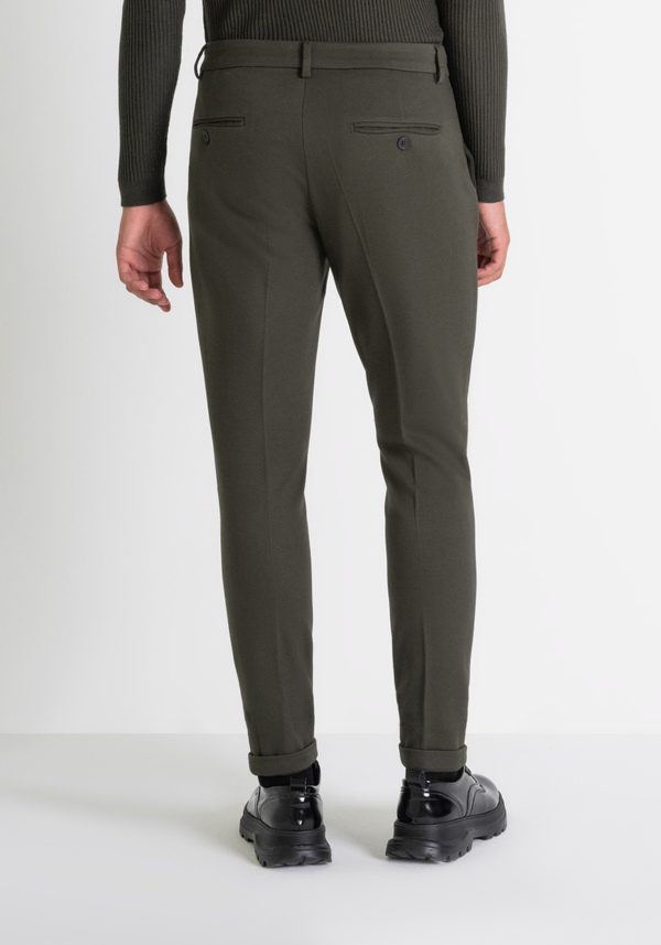 SUPER SKINNY FIT "ASHE" TROUSERS IN VISCOSE BLEND - Antony Morato Online Shop