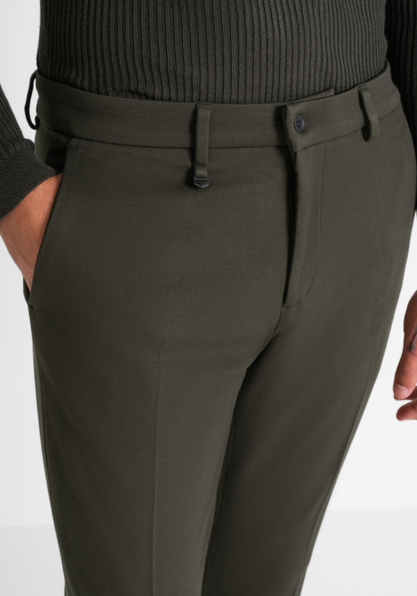 SUPER SKINNY FIT "ASHE" TROUSERS IN VISCOSE BLEND - Antony Morato Online Shop