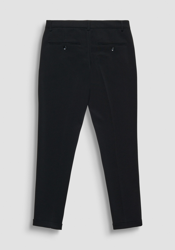 PANTALON « ASHE » SUPER SKINNY FIT AVEC MICRO-MOTIF À RAYURES - Antony Morato Online Shop