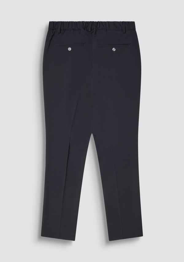 "LUIS" REGULAR FIT TROUSERS IN STRETCH VISCOSE BLEND - Antony Morato Online Shop