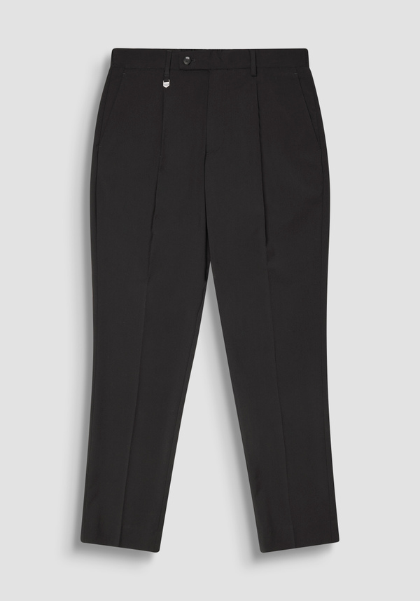 "LUIS" REGULAR FIT TROUSERS IN STRETCH VISCOSE BLEND - Antony Morato Online Shop