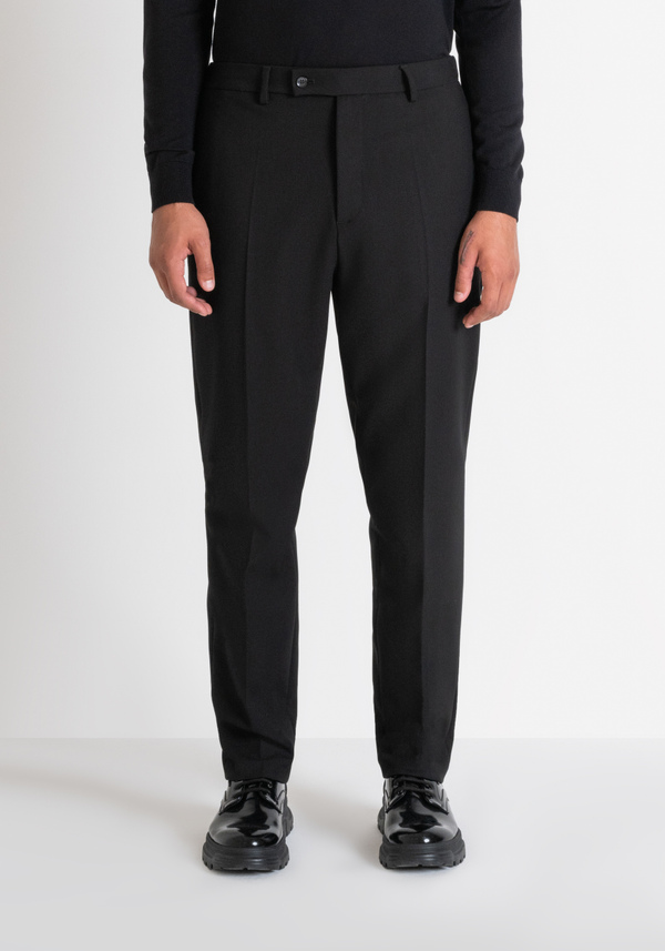 HOSE „EVAN“ RELAXED FIT AUS WOLLMISCHUNG UND ELASTISCHER VISKOSE - Antony Morato Online Shop