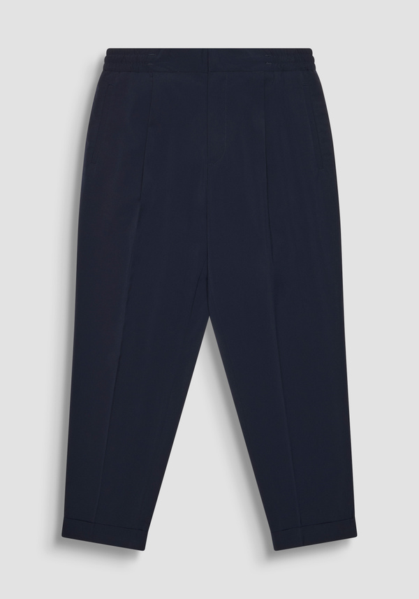 "ERIC" REGULAR ANKLE LENGTH STRETCH VISCOSE BLEND TROUSERS - Antony Morato Online Shop