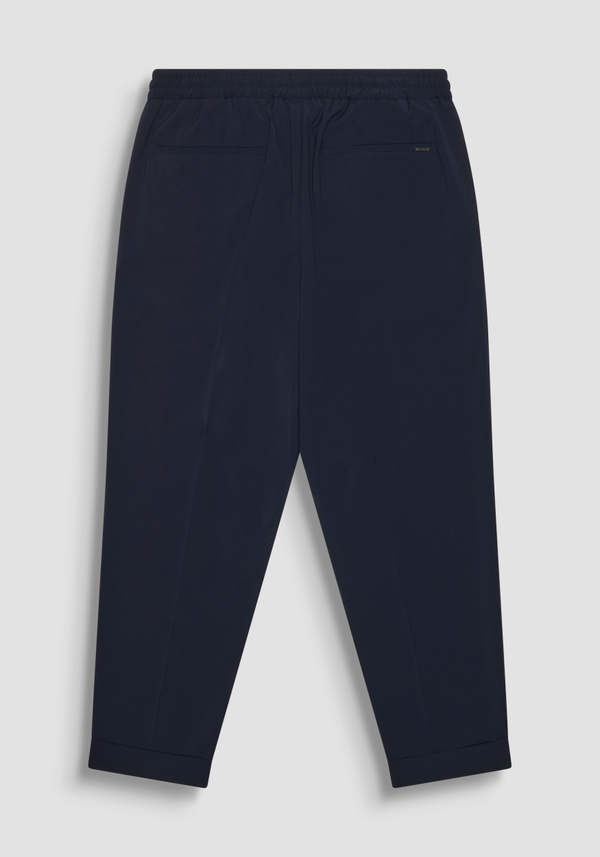 "ERIC" REGULAR ANKLE LENGTH STRETCH VISCOSE BLEND TROUSERS - Antony Morato Online Shop