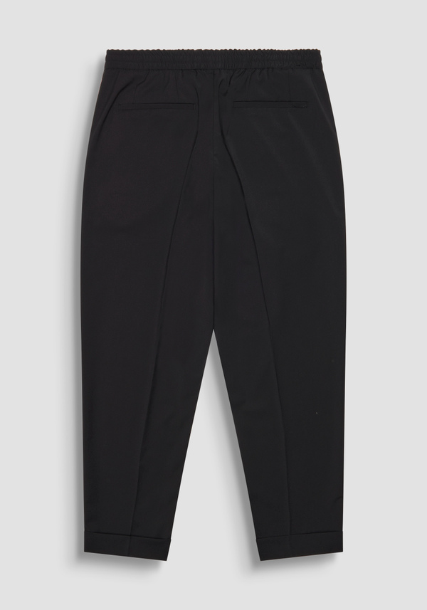 "ERIC" REGULAR ANKLE LENGTH STRETCH VISCOSE BLEND TROUSERS - Antony Morato Online Shop