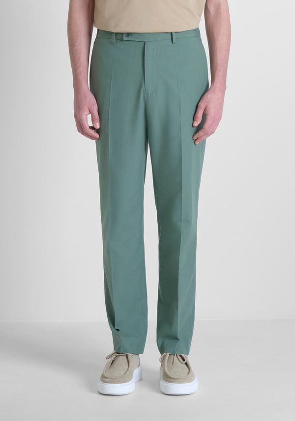 "EVAN" COTTON BLEND RELAXED FIT TROUSERS - Antony Morato Online Shop