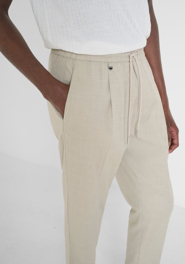 TROUSERS REGULAR FIT "NEIL" IN STRETCH VISCOSE BLEND - Antony Morato Online Shop