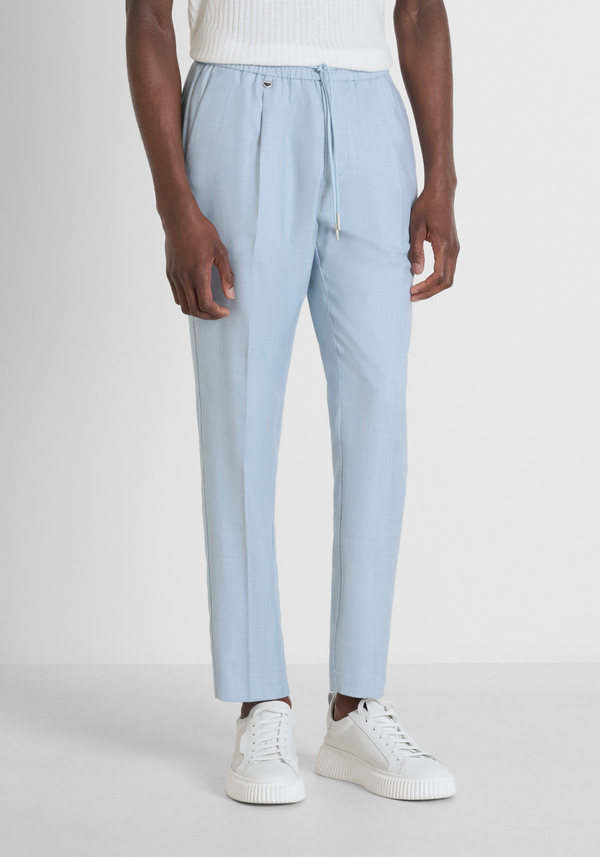 TROUSERS REGULAR FIT "NEIL" IN STRETCH VISCOSE BLEND - Antony Morato Online Shop