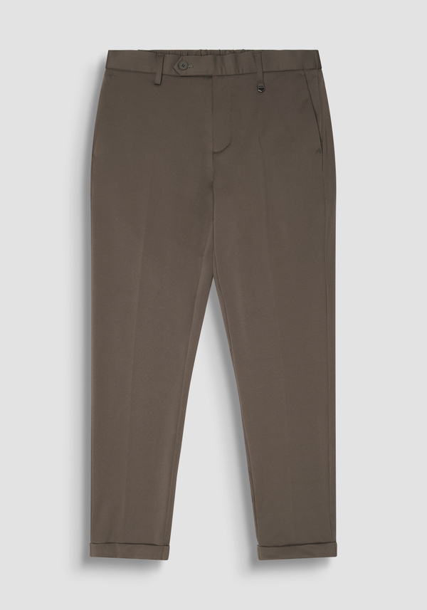 SLIM FIT "RAD" TROUSERS IN BI-STRETCH TECHNICAL FABRIC - Antony Morato Online Shop