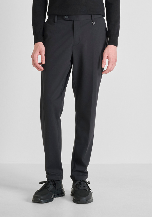 SLIM FIT "RAD" TROUSERS IN BI-STRETCH TECHNICAL FABRIC - Antony Morato Online Shop