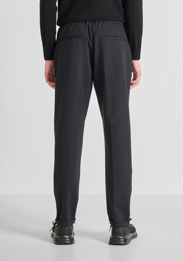 SLIM FIT "RAD" TROUSERS IN BI-STRETCH TECHNICAL FABRIC - Antony Morato Online Shop