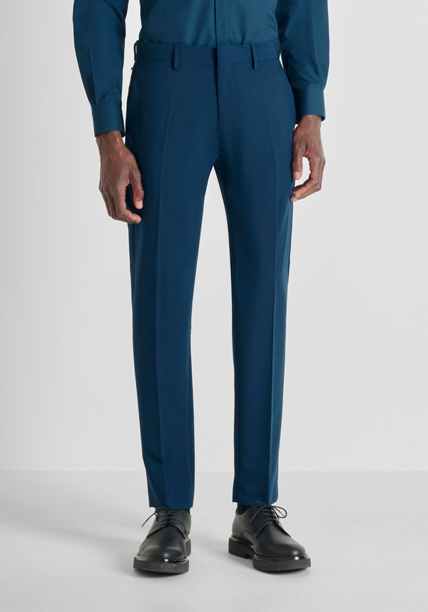 SLIM FIT "BONNIE" TROUSERS IN STRETCH VISCOSE - Antony Morato Online Shop