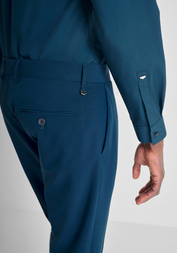 SLIM FIT "BONNIE" TROUSERS IN STRETCH VISCOSE - Antony Morato Online Shop