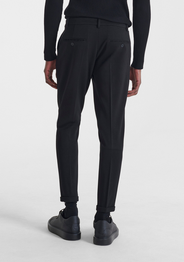 SUPER SKINNY FIT "ASHE" TROUSERS IN STRETCH VISCOSE BLEND - Antony Morato Online Shop