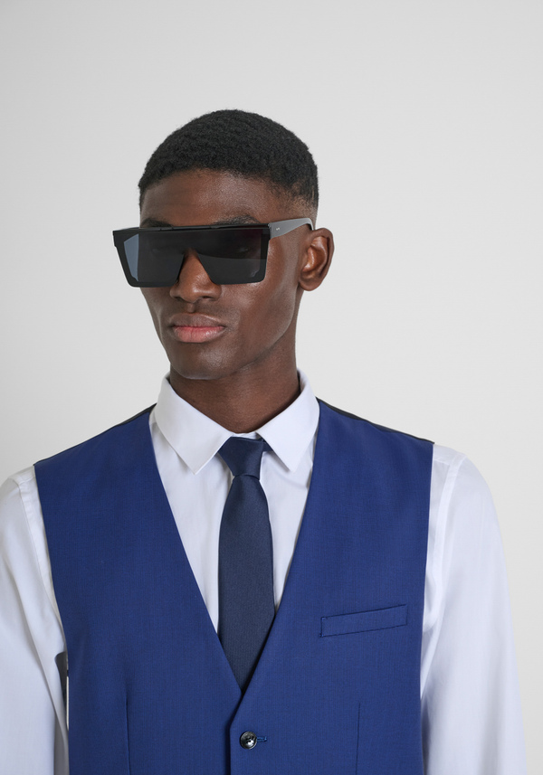 VEST SLIM FIT IN STRETCH VISCOSE BLEND WITH MICRO PATTERN - Antony Morato Online Shop