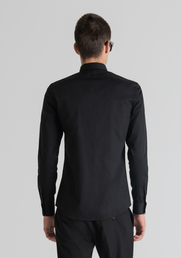SHIRT WITH CONCEALED BUTTON PLACKET - Antony Morato Online Shop