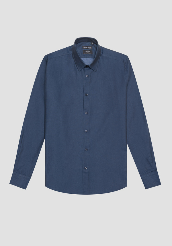 "NAPOLI" SLIM FIT SHIRT IN 100% SOFT-TOUCH COTTON - Antony Morato Online Shop