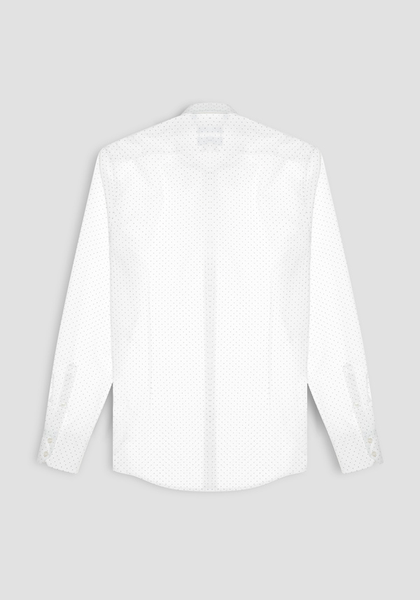 CHEMISE NAPOLI SLIM FIT EN PUR COTON SOFT TOUCH AVEC MICRO-MOTIF FAÇON ALLOVER - Antony Morato Online Shop