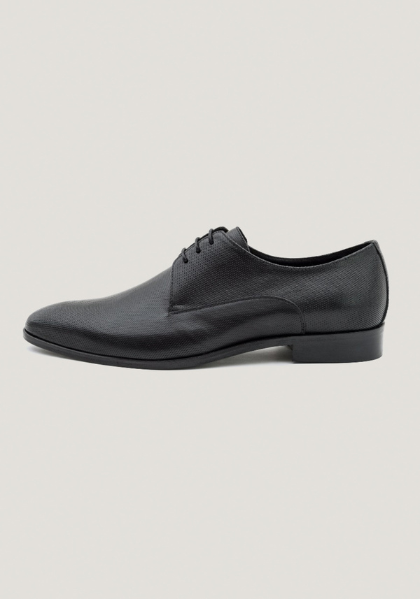 Derby stringata in pelle microstampata - Antony Morato Online Shop