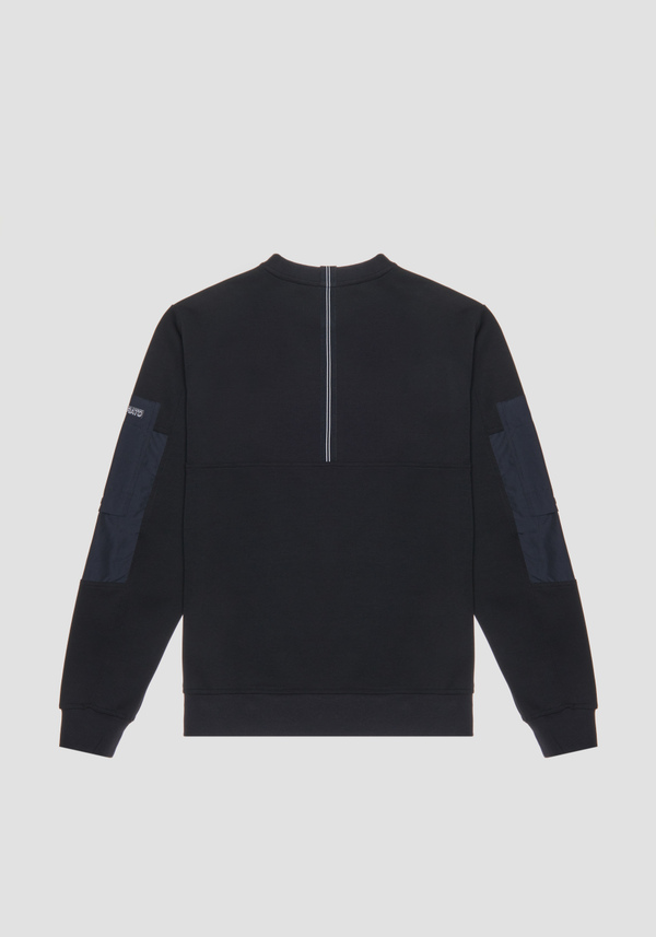 REGULAR FIT HOODIE IN COTTON BLEND WITH CONTRASTING DETAILS - Antony Morato Online Shop