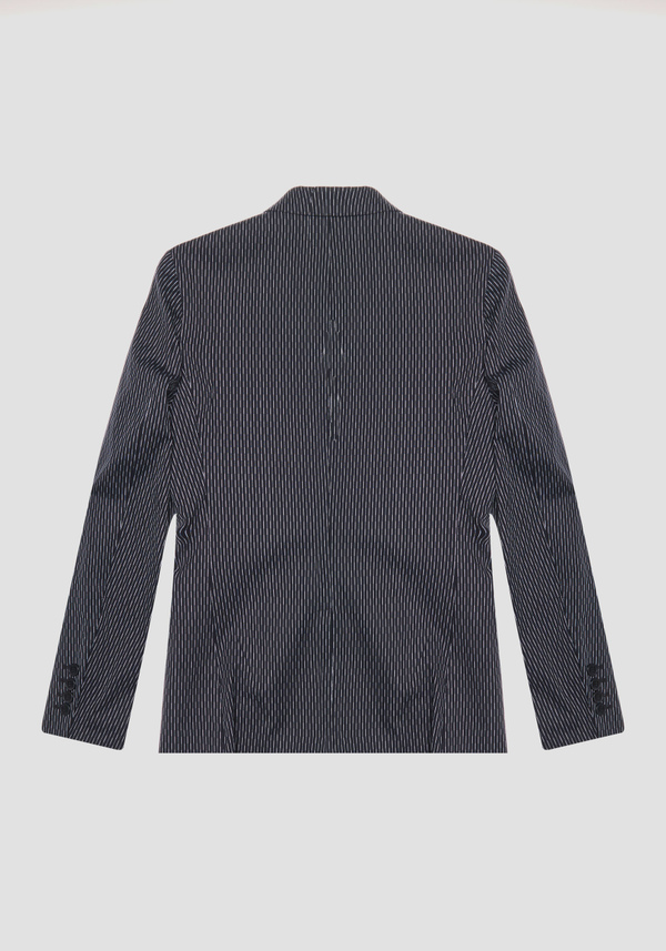 VESTE SLIM FIT « ZELDA » EN COTON DOUX AVEC MICRO-TEXTURE ALL-OVER - Antony Morato Online Shop