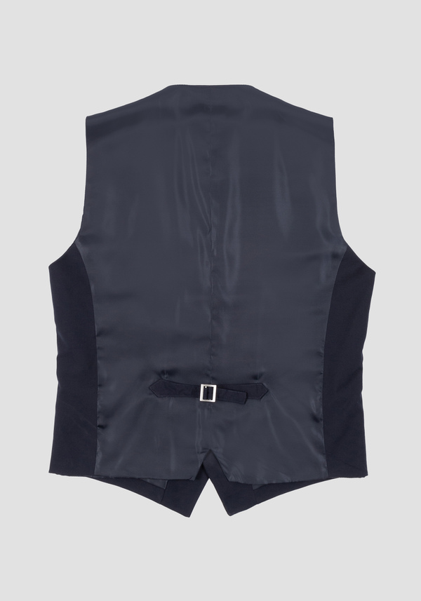 GILET SLIM FIT CON RETRO IN CONTRASTO E FIBBIA - Antony Morato Online Shop